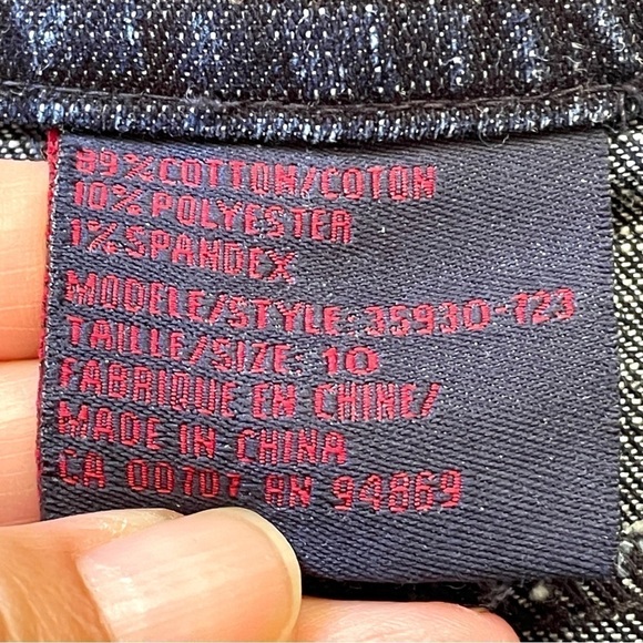 Vintage Maxi Denim Jean Skirt - 10/32-33" Waist, LONG BACK SLIT! - Picture 5 of 11